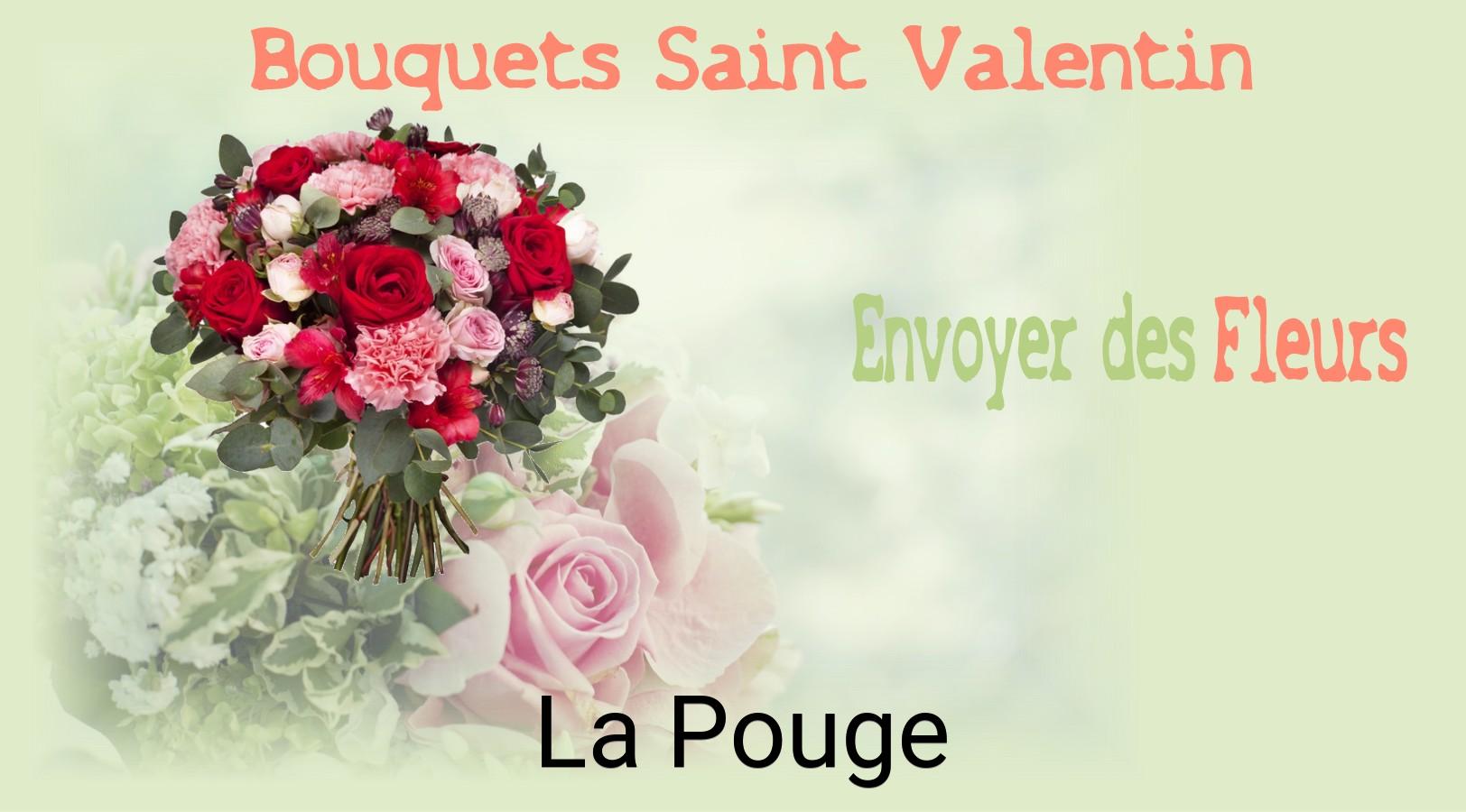 Roses de Saint-Valentin livrées à La Pouge